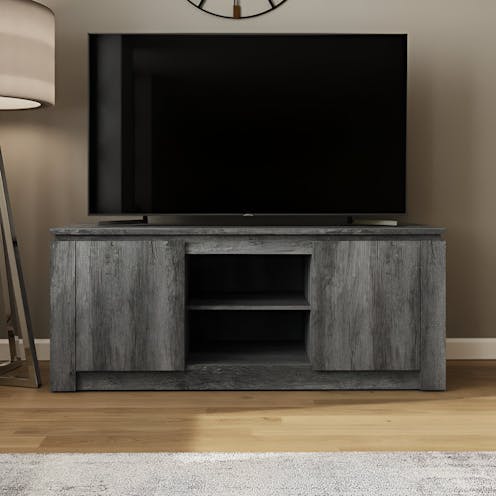 RS Canyon Wide TV Unit Charcoal Grey