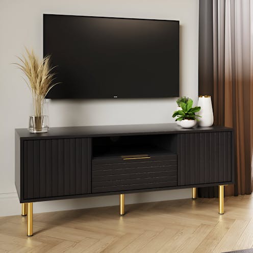 RS Nervata TV Unit Black