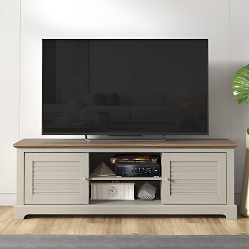 RS Salcombe TV Unit Light Grey
