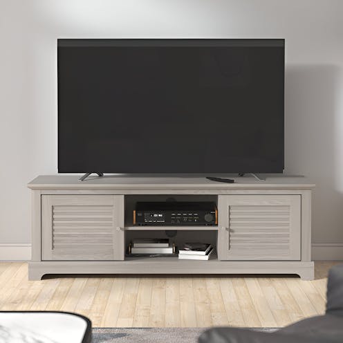 RS Salcombe TV Unit Warm Grey Oak