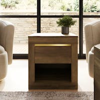 RS Astley Lamp Table Knotty Oak