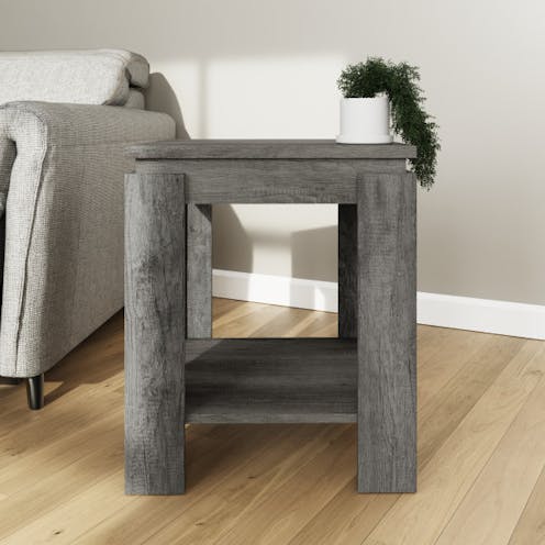 RS Canyon Lamp Table Charcoal Grey
