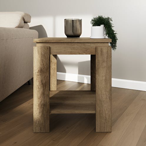 RS Canyon Lamp Table Oak