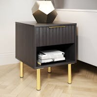 RS Nervata Lamp Table Black
