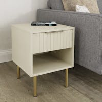 RS Nervata Lamp Table Ivory