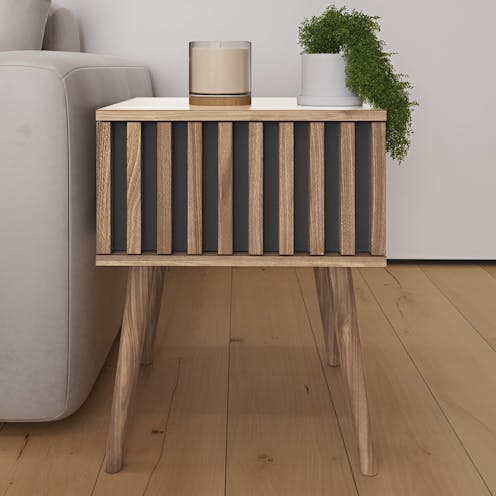 RS Rowan Lamp Table Oak