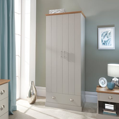 RS Kendal 2 Door 1 Drawer Wardrobe