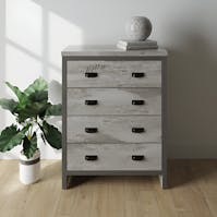 RS Boston 4 Drawer Chest Grey