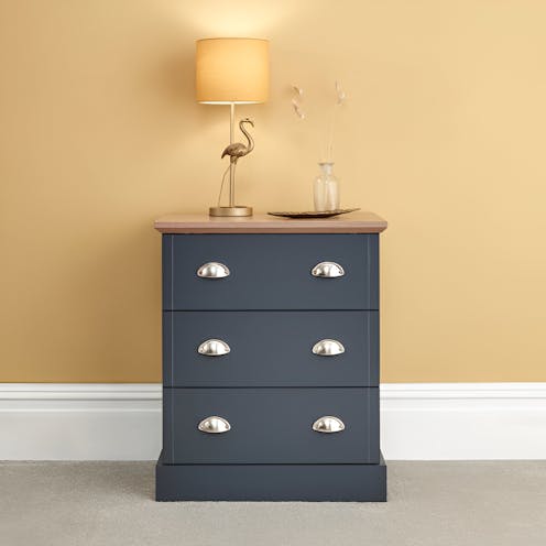 RS Kendal 3 Drawer Chest Slate Blue