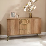 RS Orleans 2 Door 3 Drawer Cabinet Mango