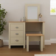 RS Lancaster Dressing Table Set Cream