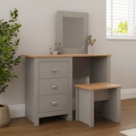 RS Lancaster Dressing Table Set Grey