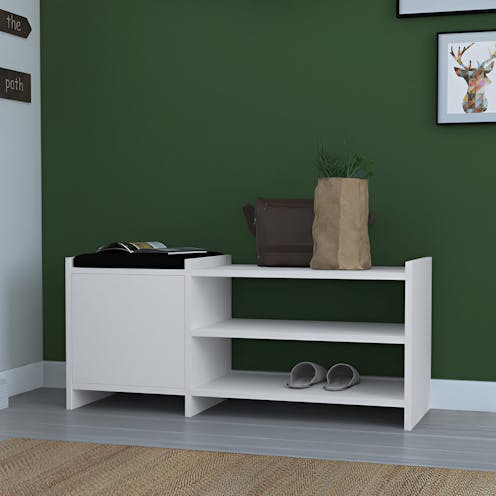 RS Munslow Hallway Storage Unit White