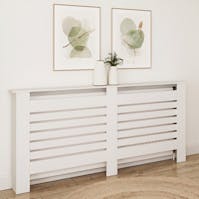 RS Cleo Radiator Cover Small Extra Large White