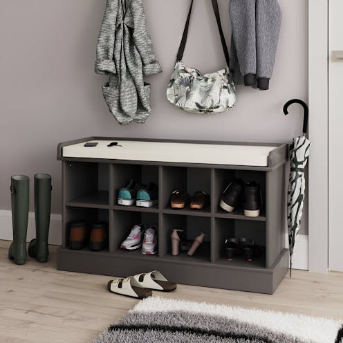 RS Kempton Shoe Bench Grey