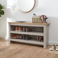 RS LancasterSimple Shoe Bench Grey