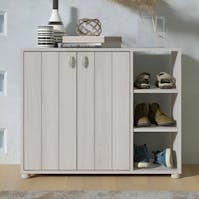 RS Bideford Shoe Cabinet Rustick Warm Grey Oak