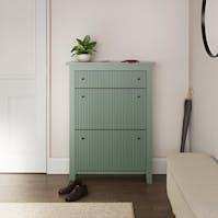 RS Garrucha Deluxe Shoe Cabinet Green