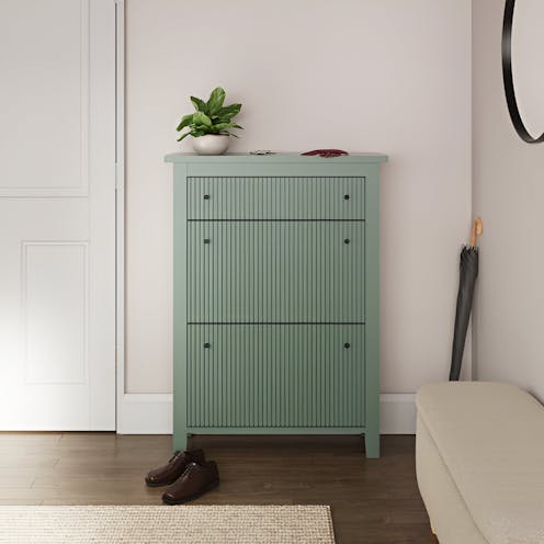 RS Garrucha Deluxe Shoe Cabinet Green