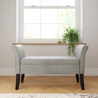 RS Balmoral Window Seat Grey Chenille