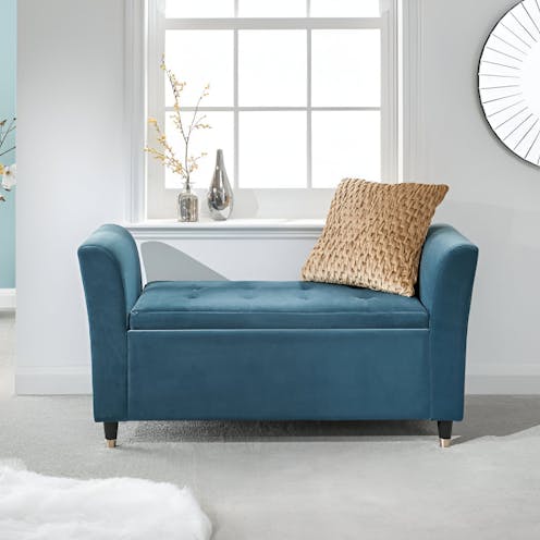RS Genoa Window Seat Teal Fabric