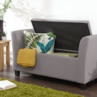 RS Verona Window Seat Grey Fabric