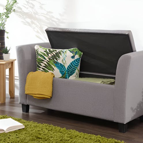 RS Verona Window Seat Grey Fabric