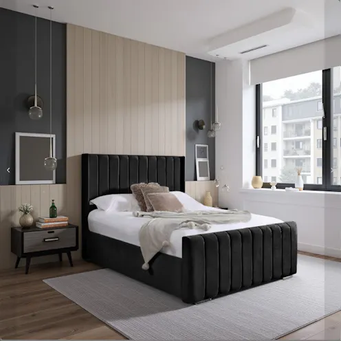 Rapyal Sleep Fiji Wing Upholstered Bed Frame