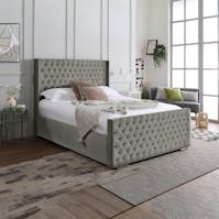 Rapyal Sleep Bahrain Winged Upholstered Bed Frame