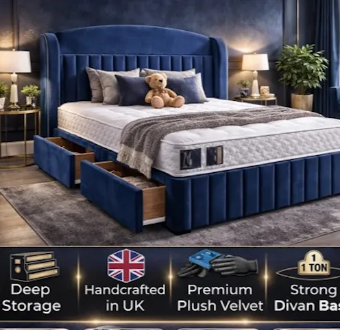Rapyal Sleep Mayfair Premium Velvet Divan Bed