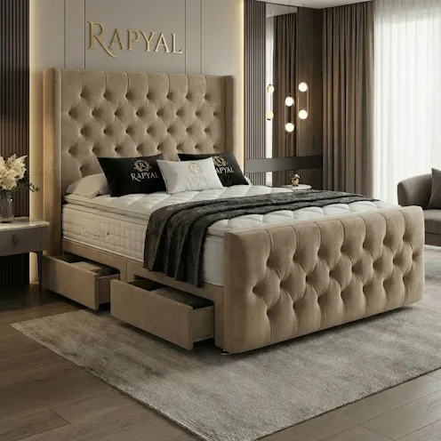 Rapyal Sleep Regent Premium Velvet Divan Bed