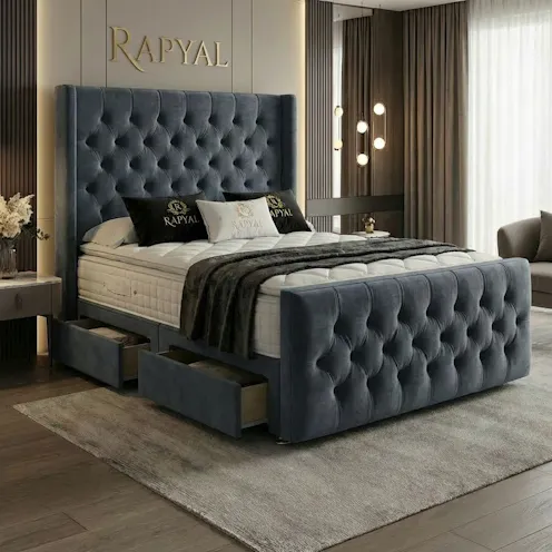 Rapyal Sleep Regent Premium Velvet Divan Bed