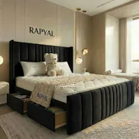 Rapyal Sleep Savoy Premium Velvet Divan Bed