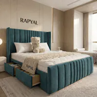 Rapyal Sleep Savoy Premium Velvet Divan Bed