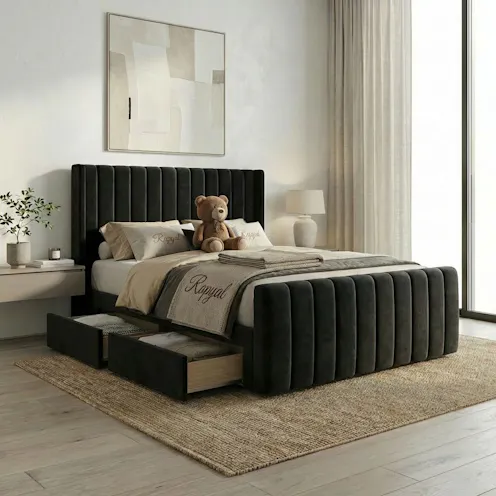 Rapyal Sleep Orion Premium Velvet Divan Bed