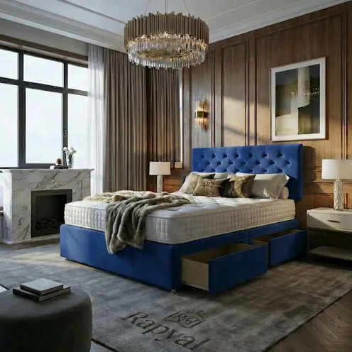 Rapyal Sleep Amalfi Premium Velvet Divan Bed
