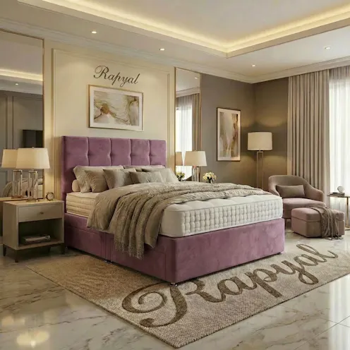 Rapyal Sleep Riviera Premium Velvet Divan Bed