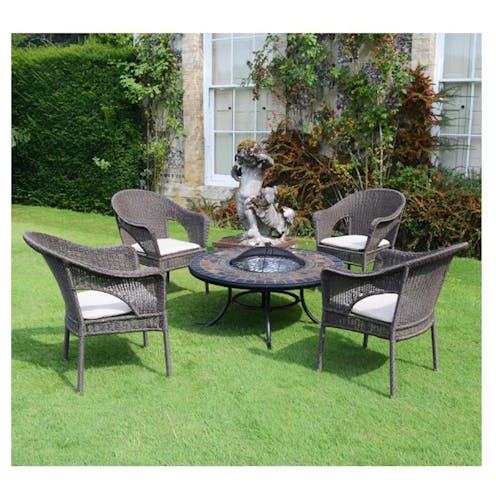 Europa Leisure Durango Low Fire Pit Set