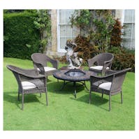 Europa Leisure Durango Low Fire Pit Set