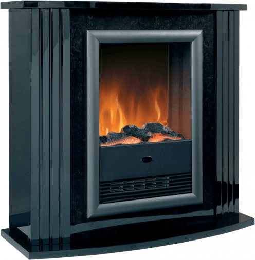 Dimplex Mozart Gloss Black Optiflame® Electric Fireplace Suite