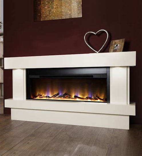 Celsi Ultiflame VR Orbital Illumia 33'' Electric Fireplace Suite