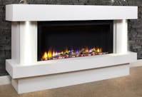 Celsi Ultiflame VR Orbital Illumia 33'' Electric Fireplace Suite