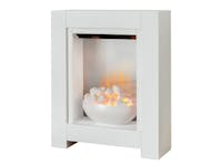 Fireplaces 4 Life Monet 23'' White Electric Fireplace Suite