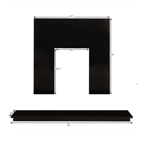 Fireplaces 4 Life China White Marble Back Panel & Hearth