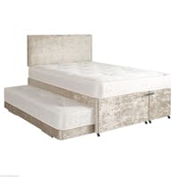 Rapyal Sleep Rapyal Sleep Pine Master Double  Crushed Velvet Guest Bed