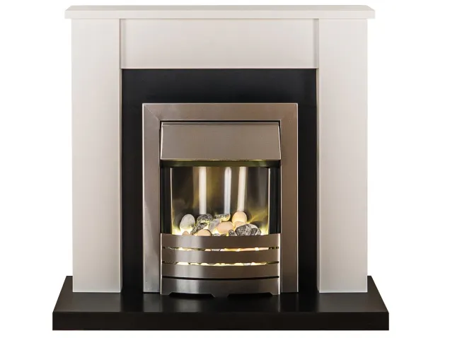 Fireplaces 4 Life Solus 39'' Helios Electric Fireplace Suite
