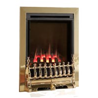 Flavel Windsor Traditional High Efficiency Brass Gas Fire