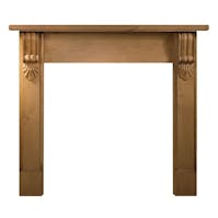 The Gallery Collection Grand Corbel 54'' Pine Wood Fire Surround
