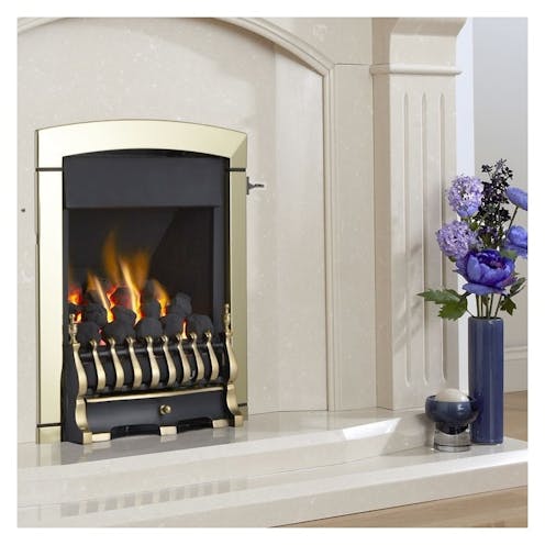 Flavel Calypso Plus Brass Gas Fire