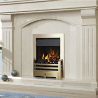 Verine Orbis Plus Brass Open Fronted Gas Fire